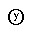 CIRCLED LATIN SMALL LETTER Y