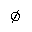 LATIN SMALL LETTER O WITH STROKE