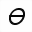 MATHEMATICAL SANS-SERIF BOLD ITALIC CAPITAL THETA SYMBOL