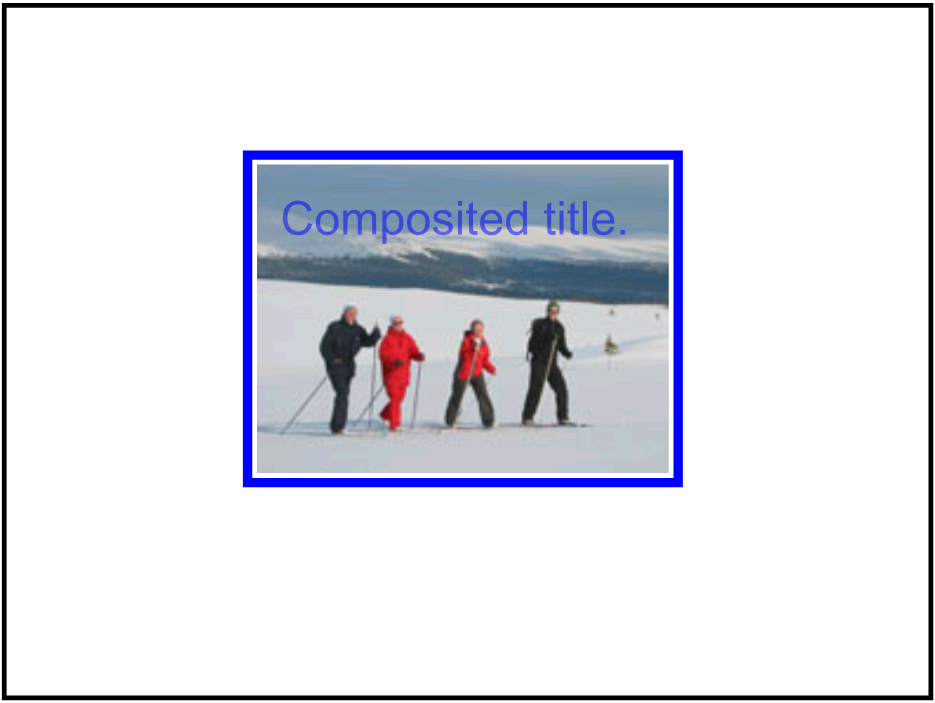 screenshot of composited video