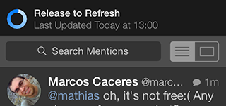Tweetbot requiring user action in order to refresh
