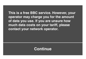 BBC News Website warns users of potential costs to watching videos online
