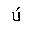 LATIN SMALL LETTER U WITH ACUTE