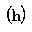 PARENTHESIZED LATIN SMALL LETTER H