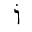 HEBREW LETTER VAV WITH HOLAM