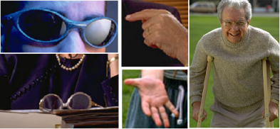 vision, hearing, physical diffi