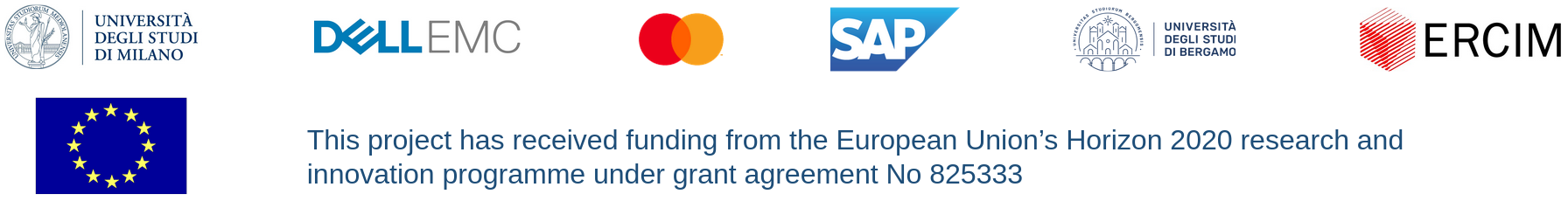 This project has received funding from the European Union’s Horizon 2020 research and innovation programme under grant agreement No 825333