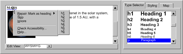 Demonstration of prompting for structural information