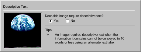 Screen shot demonstrating a semi-automated check