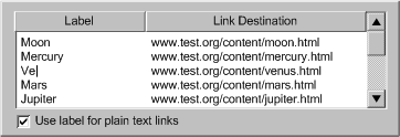 Screen shot demonstrating prompting for image map labels