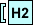H2 inside blue box