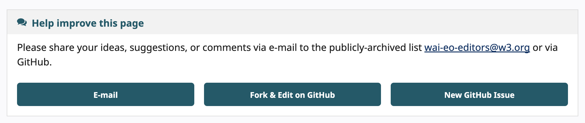 Help improve this page, with GitHub links