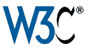 Example of linked logo: W3C Home