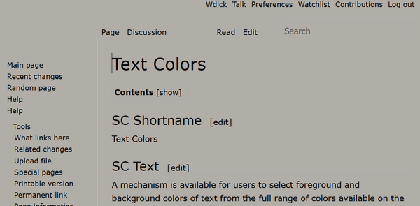 Custom color HTML view