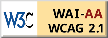 Level Double-A conformance icon, W3C-WAI Web Content Accessibility Guidelines 2.1