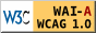 icono WCAG 1.0 nivel A