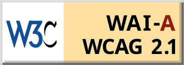 Level A conformance icon, W3C-WAI Web Content Accessibility Guidelines 2.1