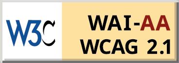 W3C WAI-AA WCAG 2.1 Conformance Badge