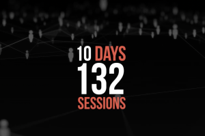 title: 10 days, 132 sessions