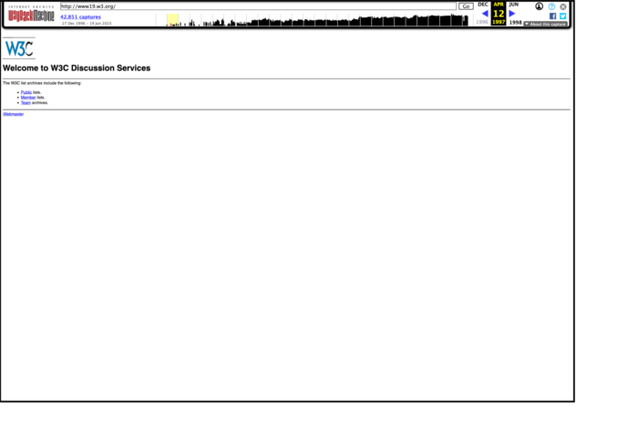 W3C website design | Help | W3C
