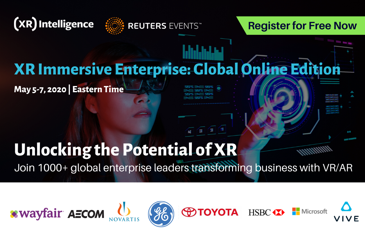 XR Immersive Enterprise 2020 banner ad