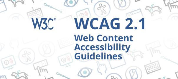 WCAG 2.1 image with accessibility icons