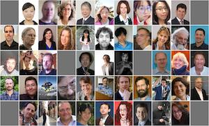 profile picture collage of the W3C staff